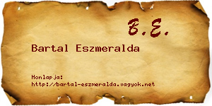 Bartal Eszmeralda névjegykártya
